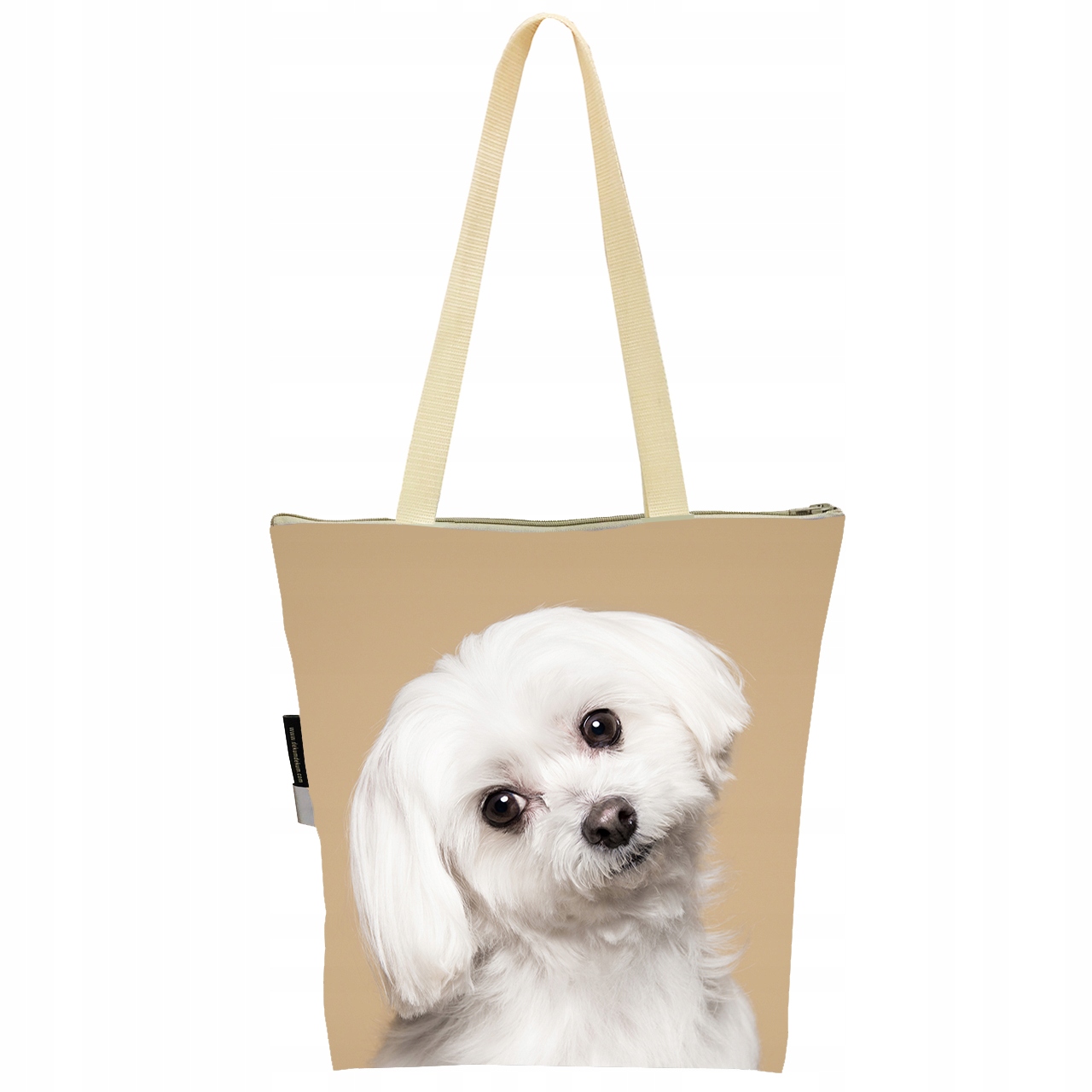 

Torba z psem Maltańczyk siatka zakupowa prezent