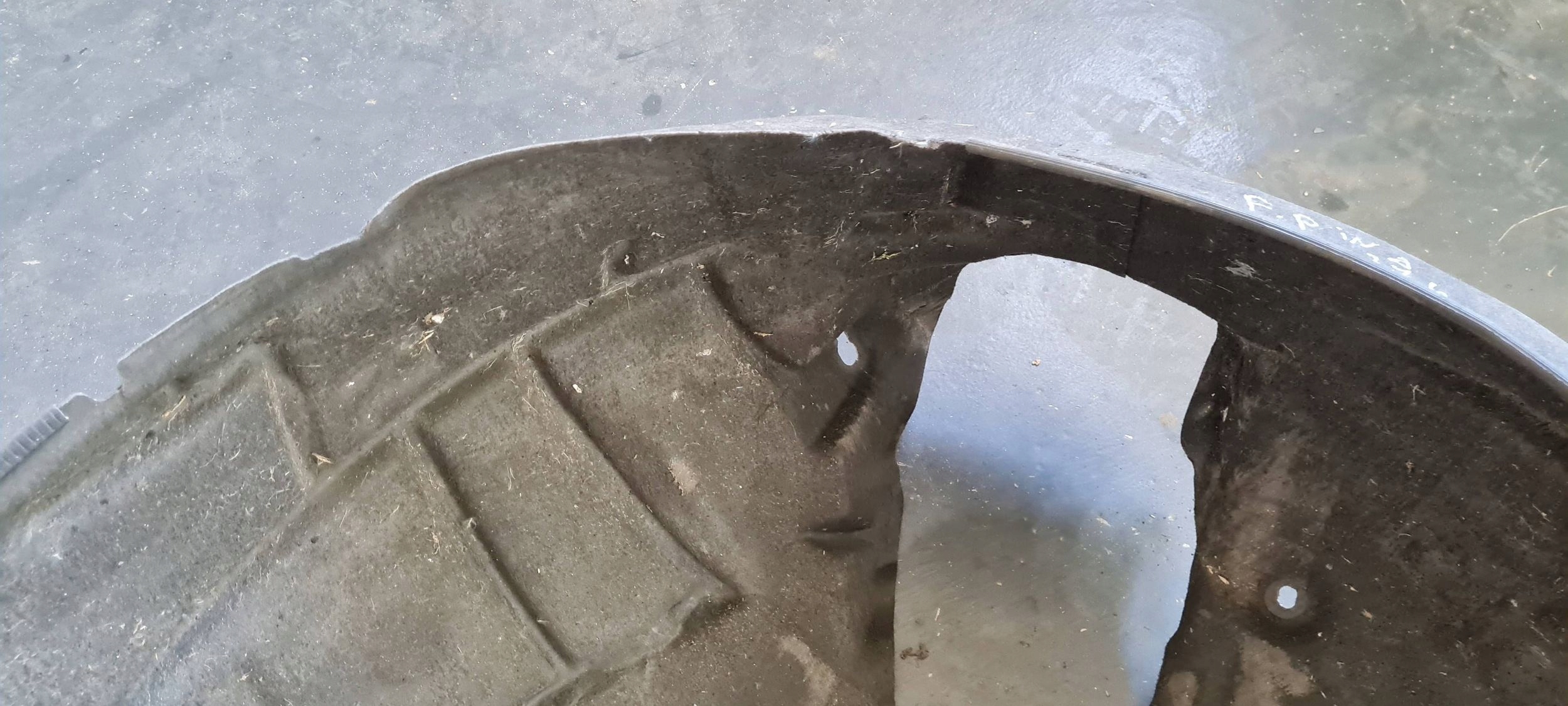 S4 B9 8W A4 mudguard MATERIAL ORG right right front 8W0821172B