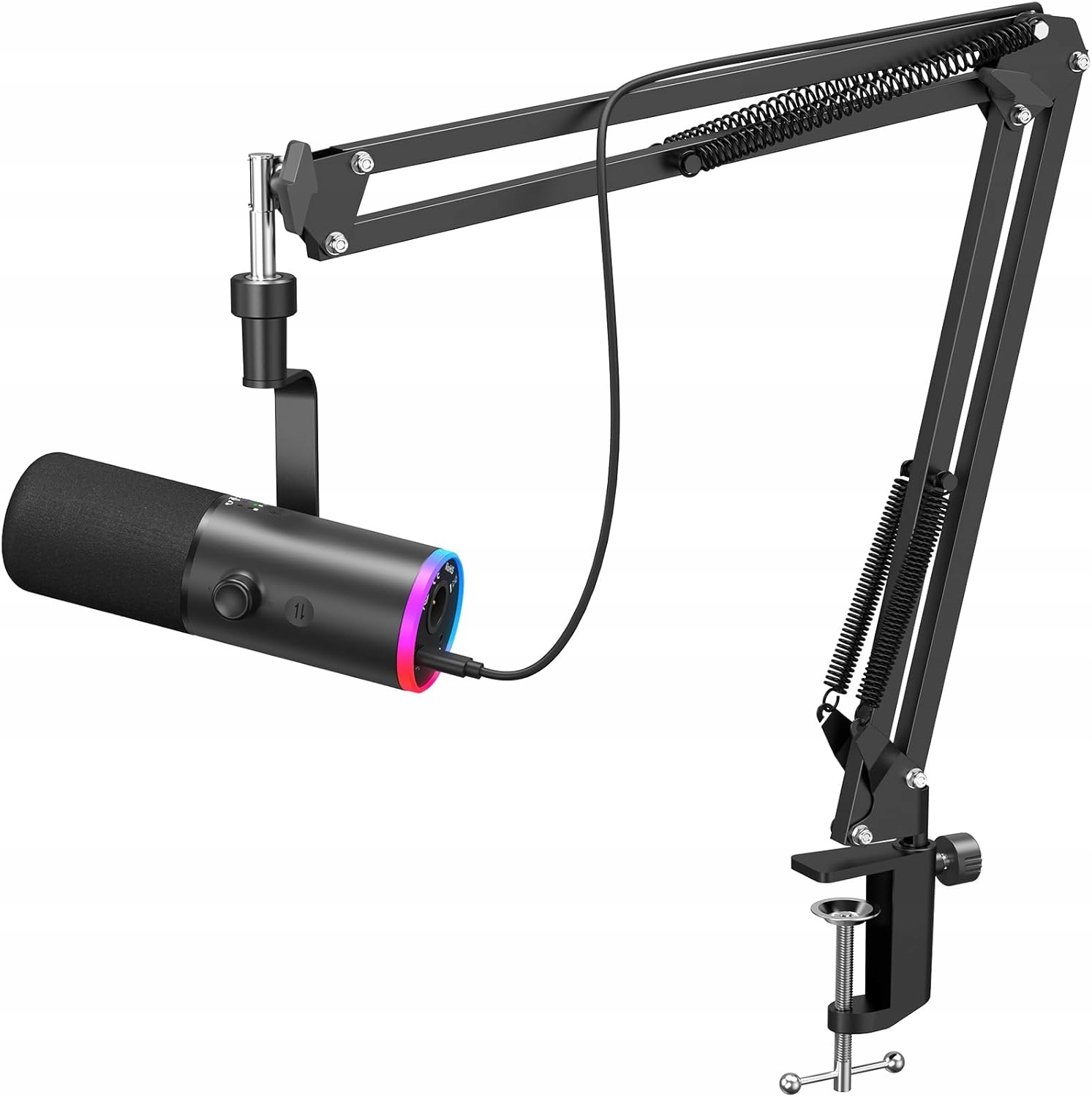 Mikrofón Na Hranie Usb/xlr, Redukcia Šumu Ai, Rgb, Stlmenie
