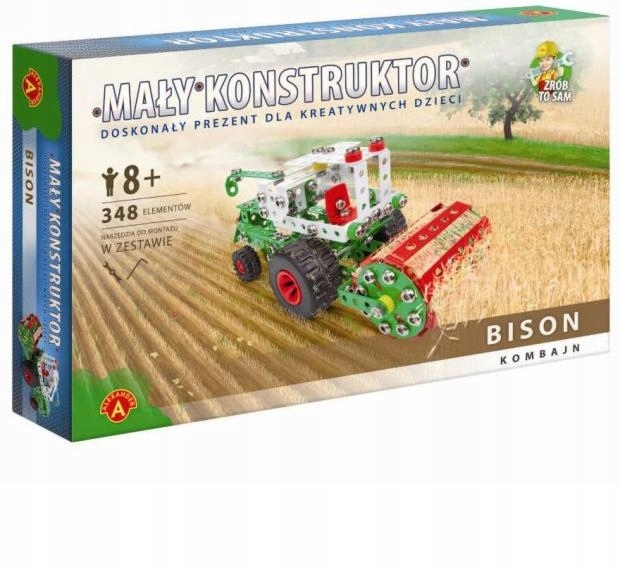 

Kombajn Bizon konstruktor Metal do skręcania