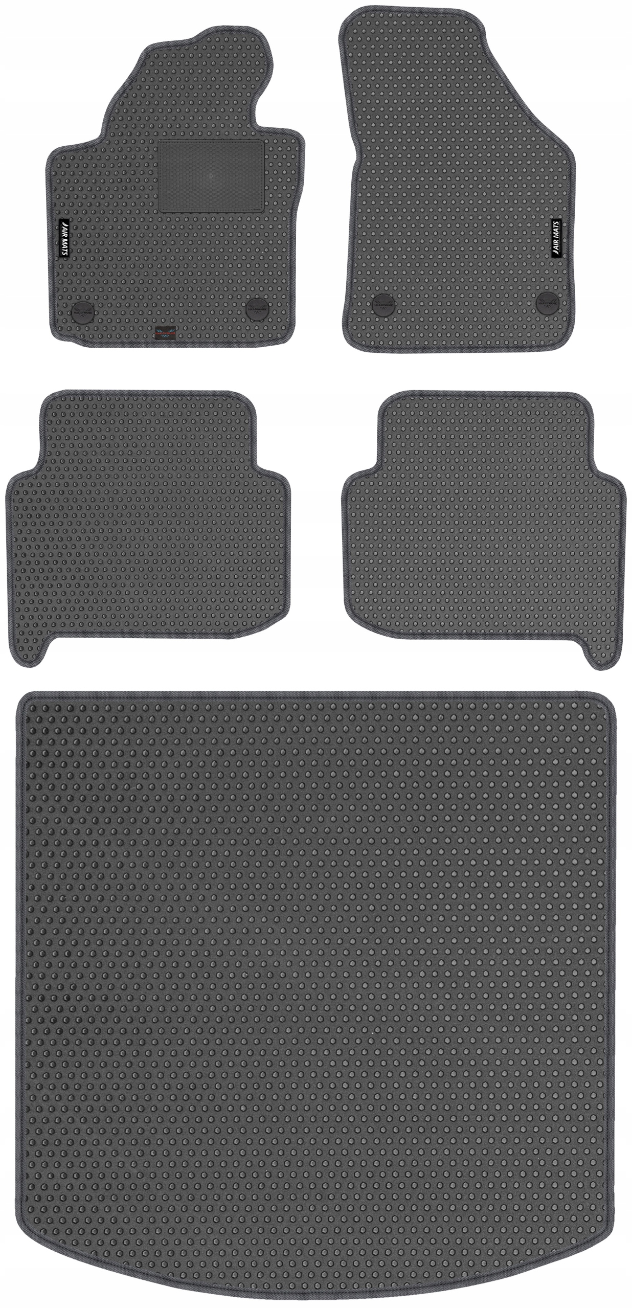 Vw Touran I Minivan Fl 2003-2015 Sada Koberce Eva rohož Air Mats