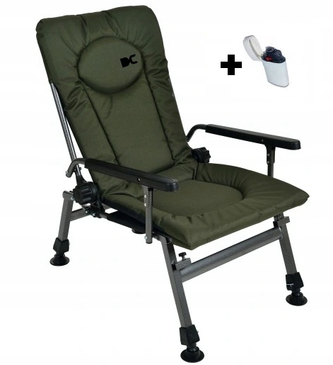 Fotel F5R Karpiowy Elektrostatyk Krzesło Nowy Zapalniczka Żarowa