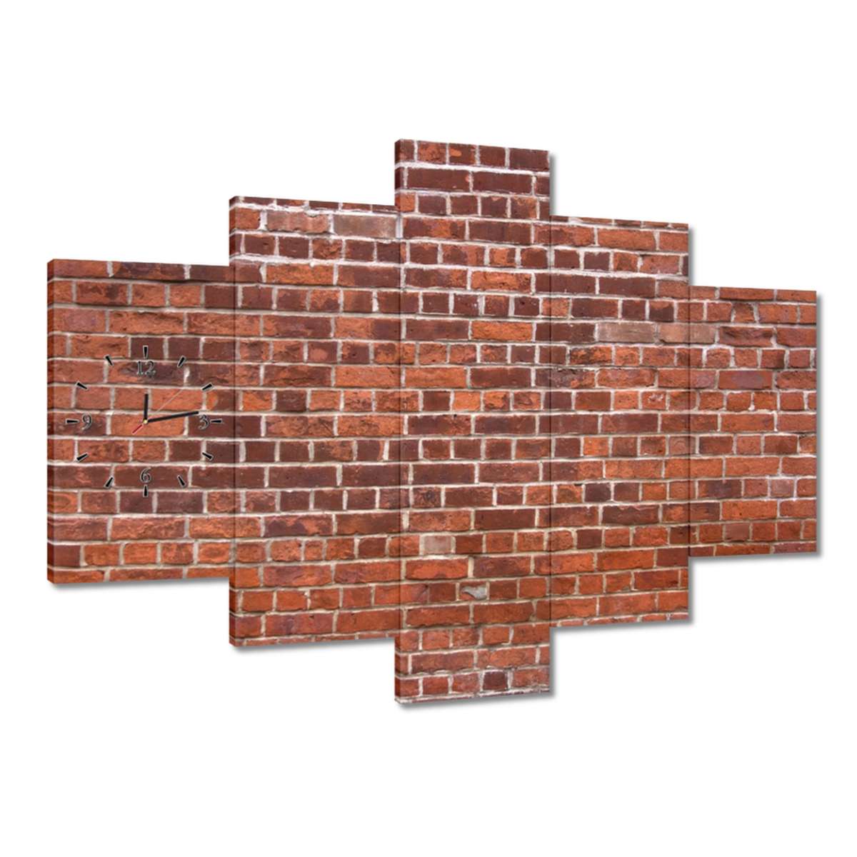 Hodiny 150x105 Tehlová stena Tehly