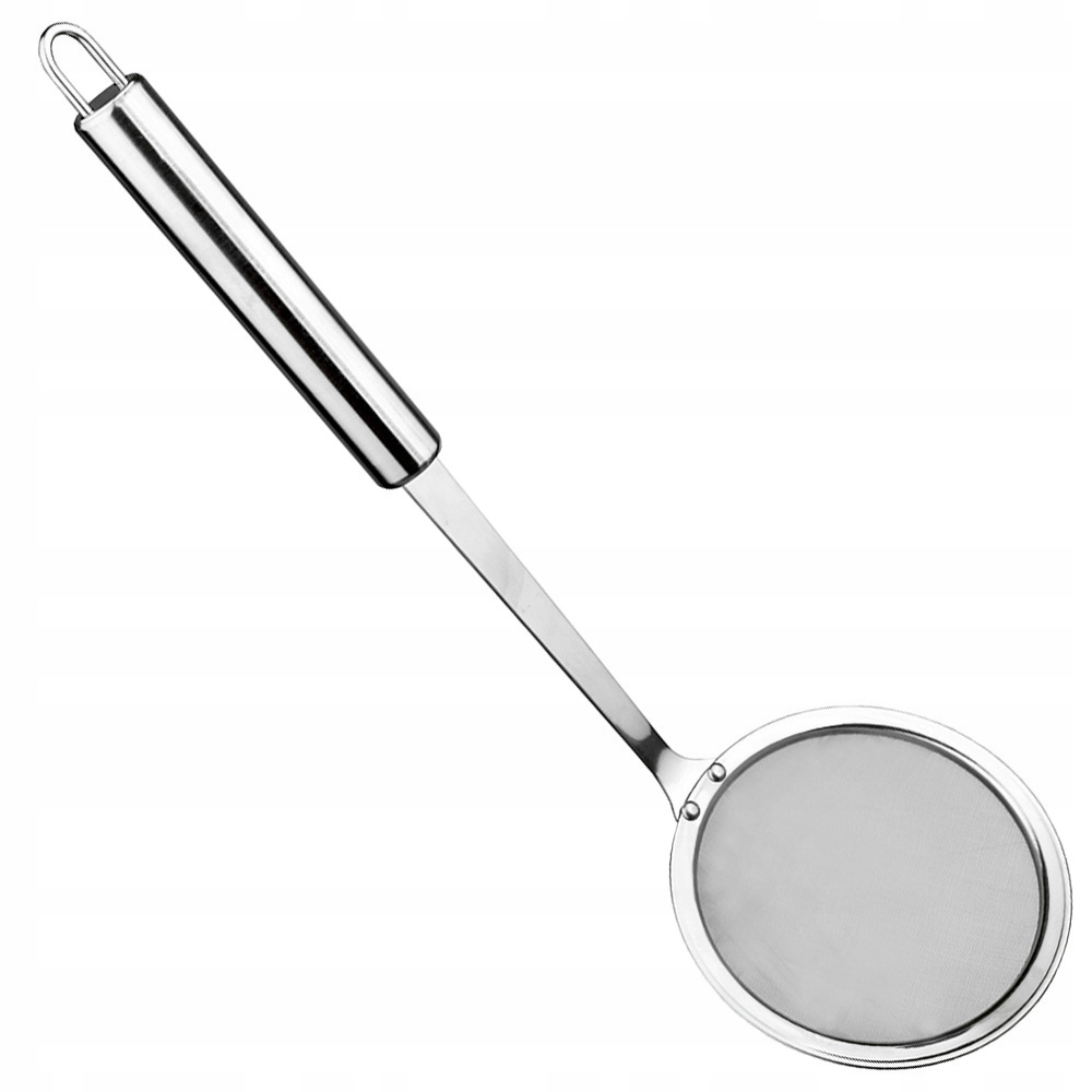 

Łyżka Szumówka Z Gęstym Sitkiem Sitko Cedzak 31CM
