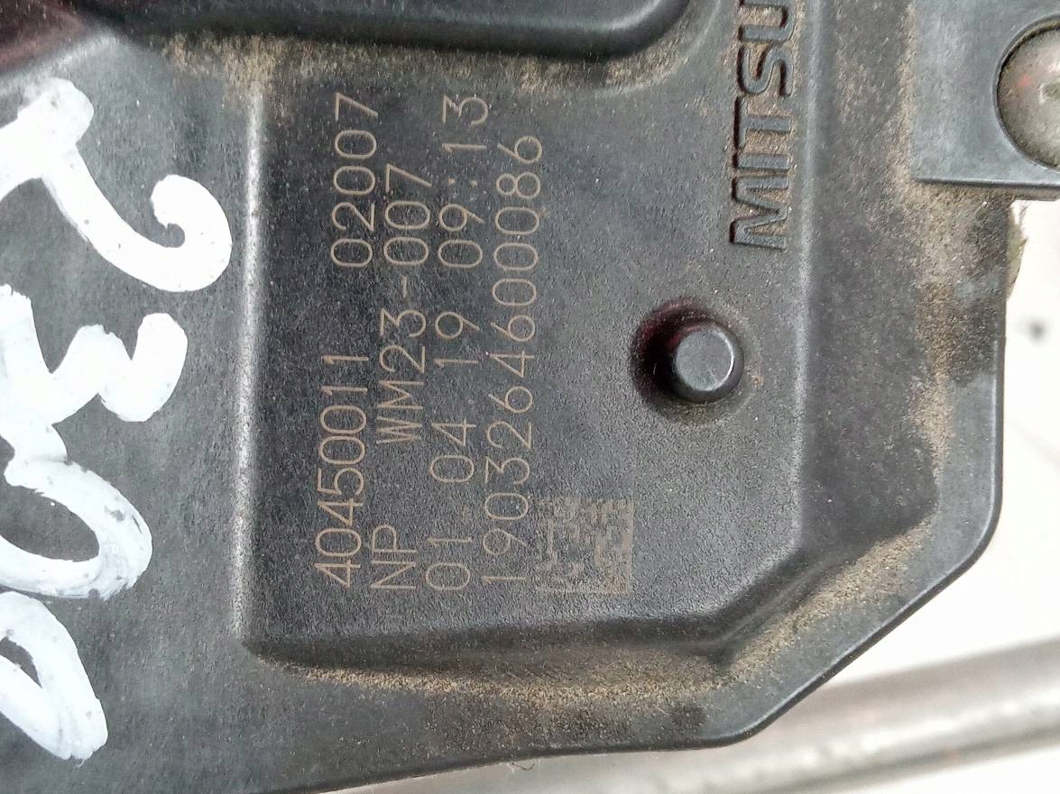 wiper mechanism front USA 40450011 02007 Mazda 3 IV (2019-)