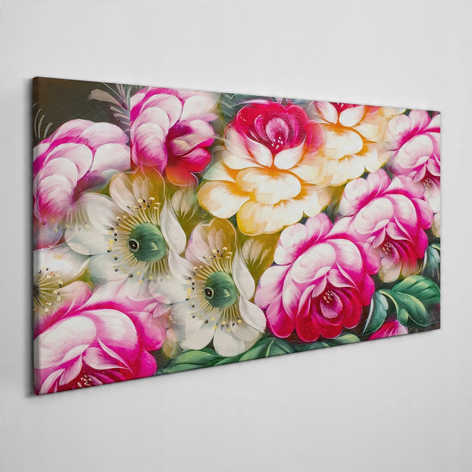 

Nowoczesny obraz na płótnie Kwiatuszki 140x70 cm