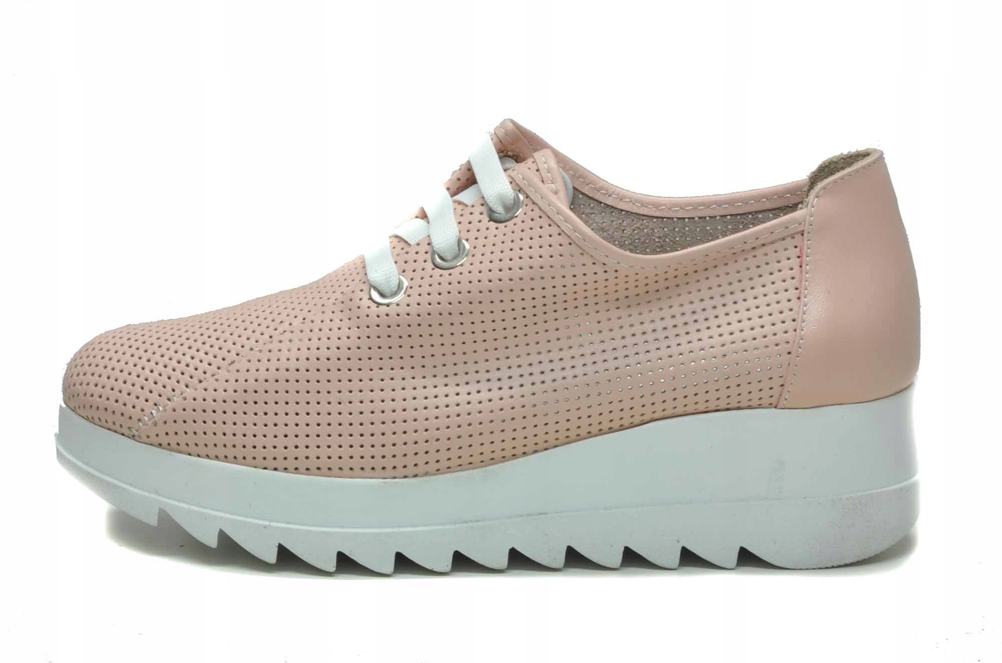Boccato 1552615 róż sportowe półbuty R.38
