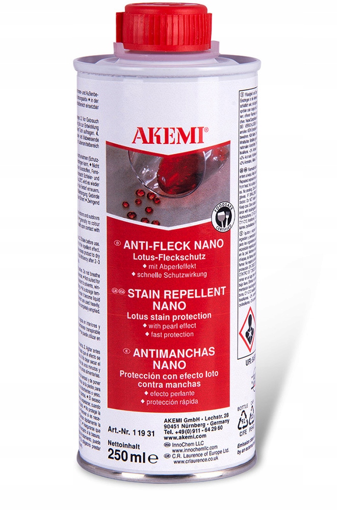 Akemi Antifleck Nano Impregnace Nano Skvrna Na Mramorový Kámen 500 ML