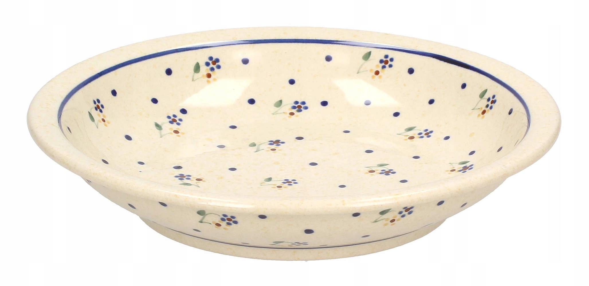 

Talerz obiadowy głęboki Dek. 111 Bolesławiec 22cm