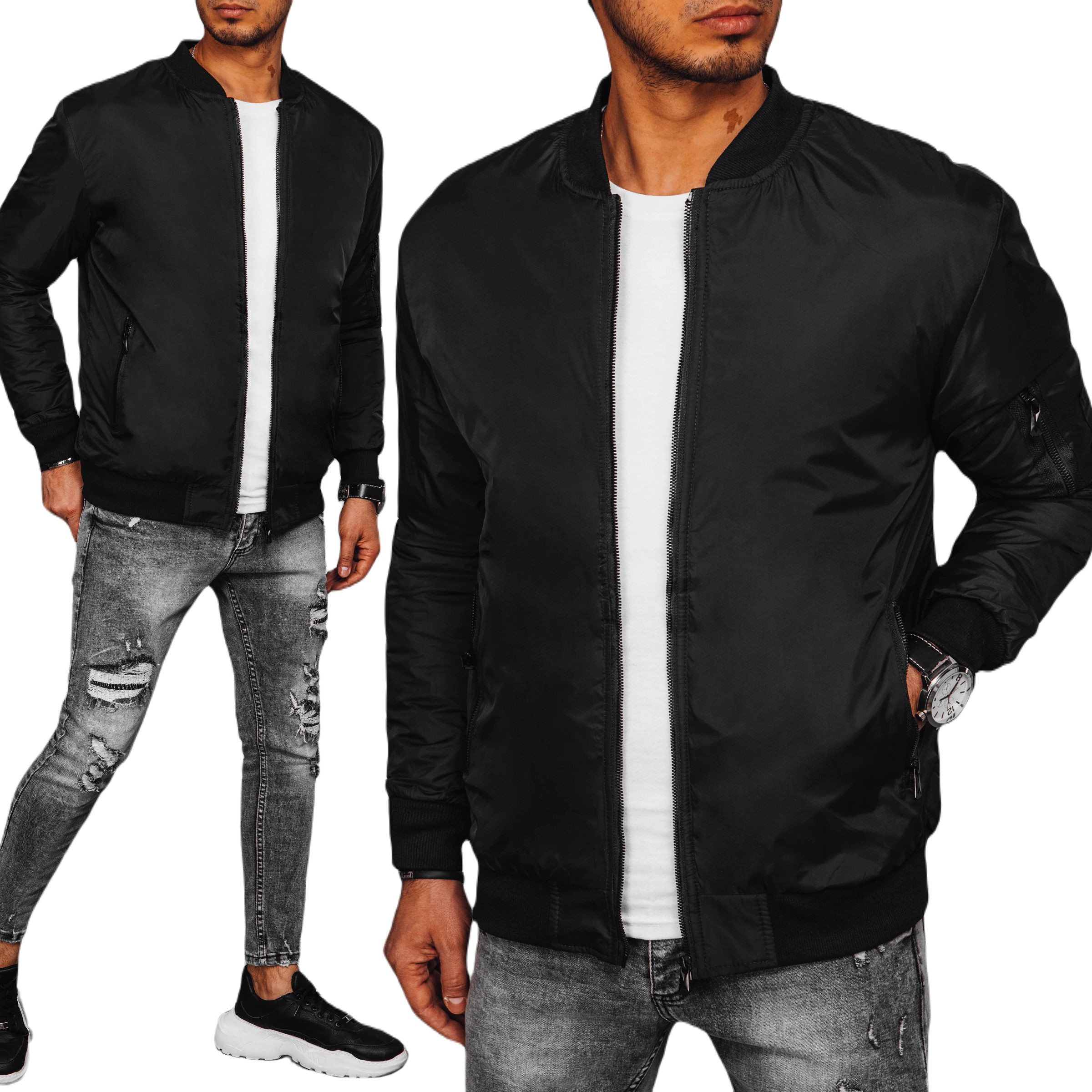MĘSKA KURTKA BOMBER JACKET tx4423 - L