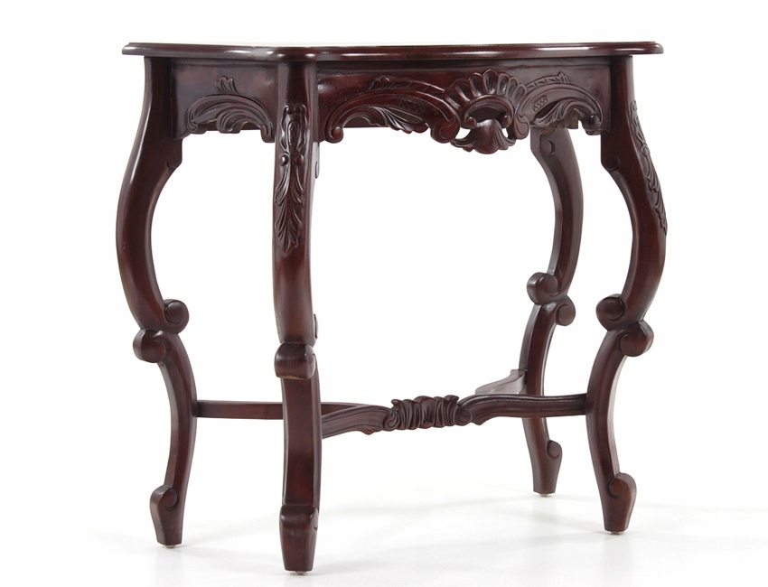 Konsola rzeźbiona stolik przyścienny z mahoniu Kod producenta 117029