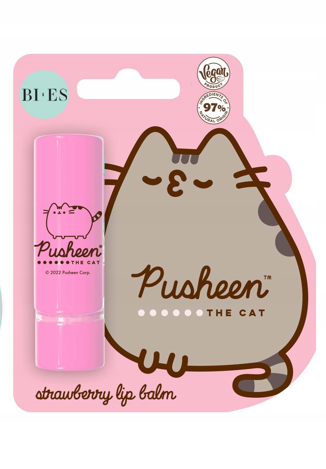 PUSHEEN THE CAT POMADKA OCHRONNA DO UST STRAWBERRY