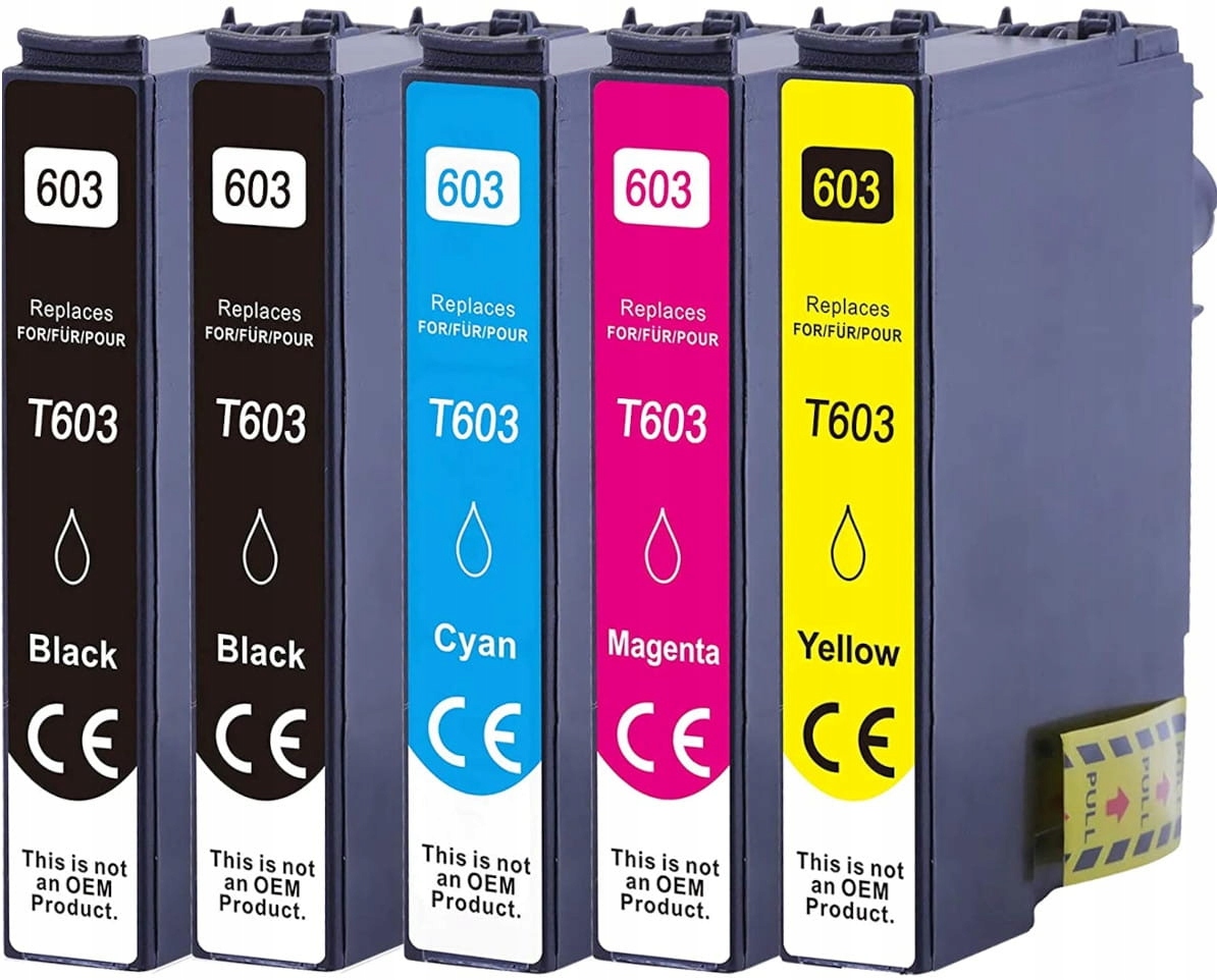 

5x Tusz 603 XL Do Epson XP-2155 XP-3155 XP-4155