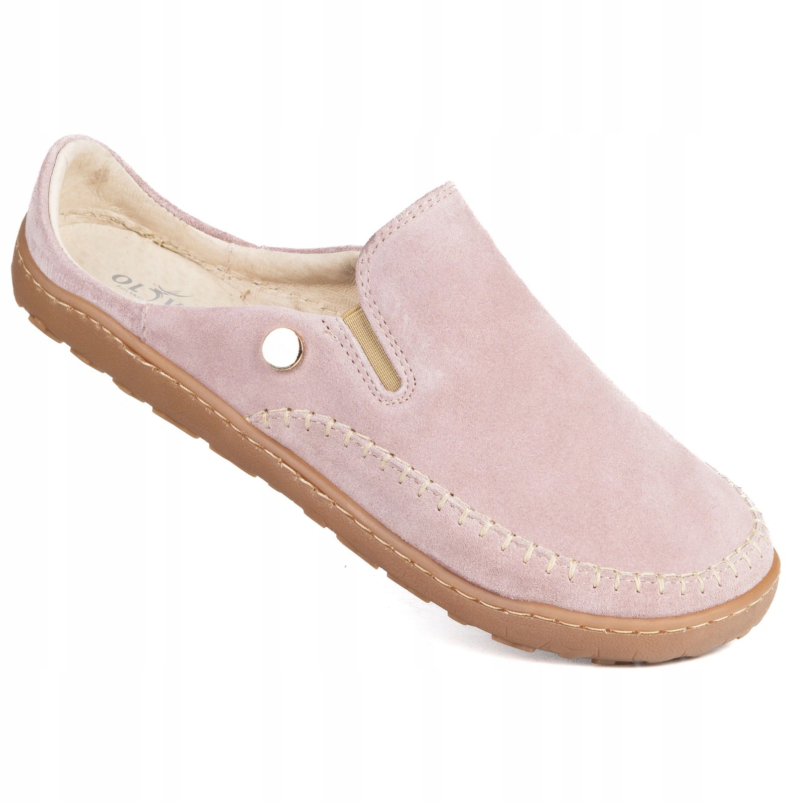 Boty Barefoot Nazouváky nazouvací kožené Olivier Milo béžové 37