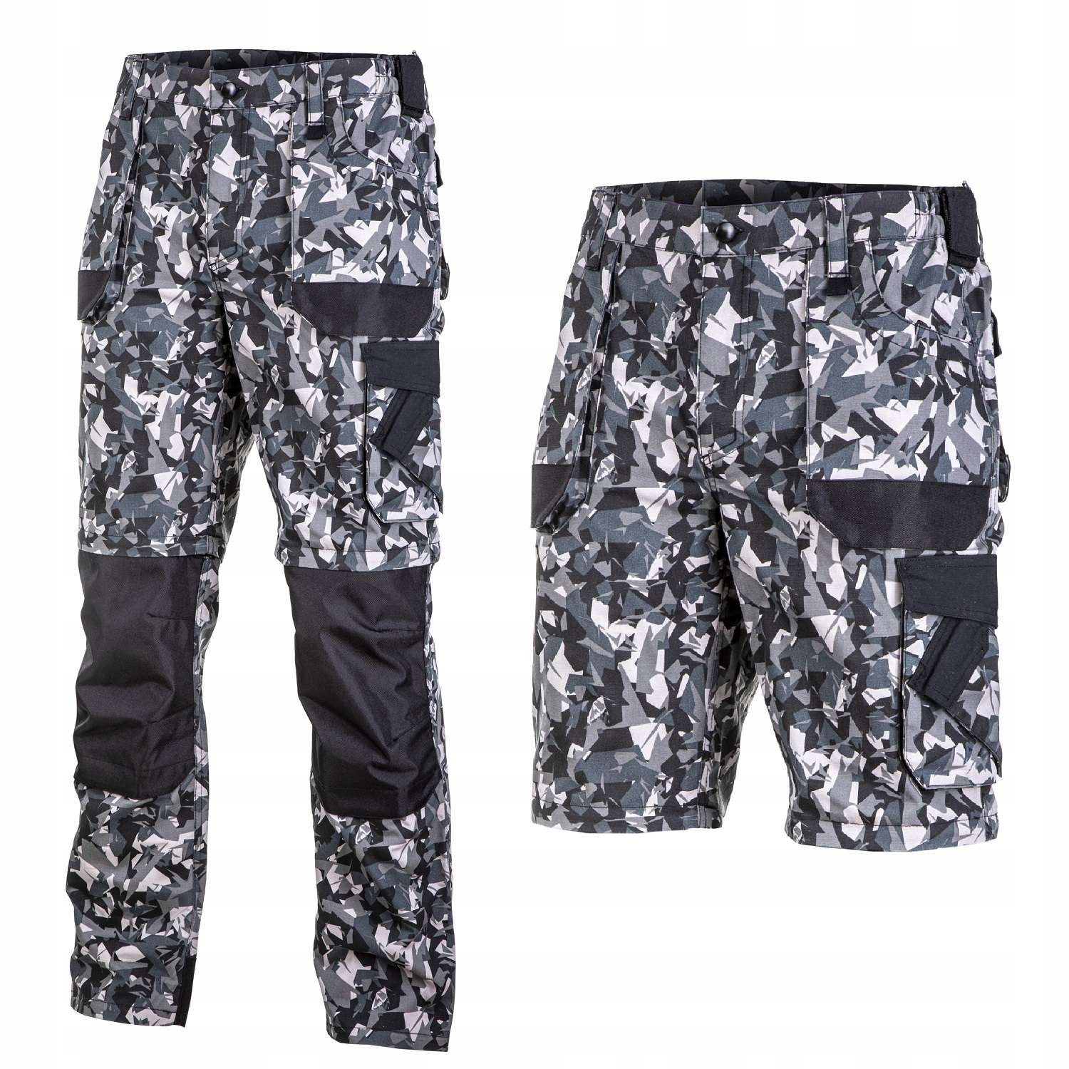 Lahti Pro Pánské pracovní kalhoty camo L40532 XXL
