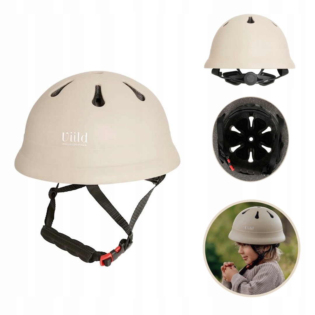 Kask rowerowy Ochronny Dla Dzieci Beige Xxs (44-48CM) 0-3 L