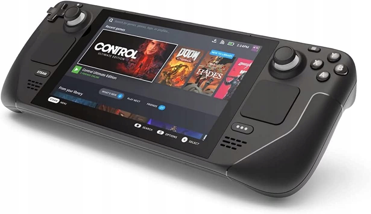 Konsola przenośna Valve Steam Deck 512 GB czarna z futerałem i ładowarką
