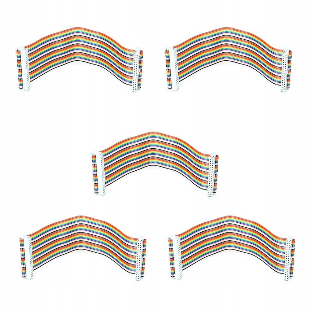 5 szt. Przewodów GPIO do Raspberry Pi Żeńskie-Żeńskie, Kabel Połączeniowy 20cm