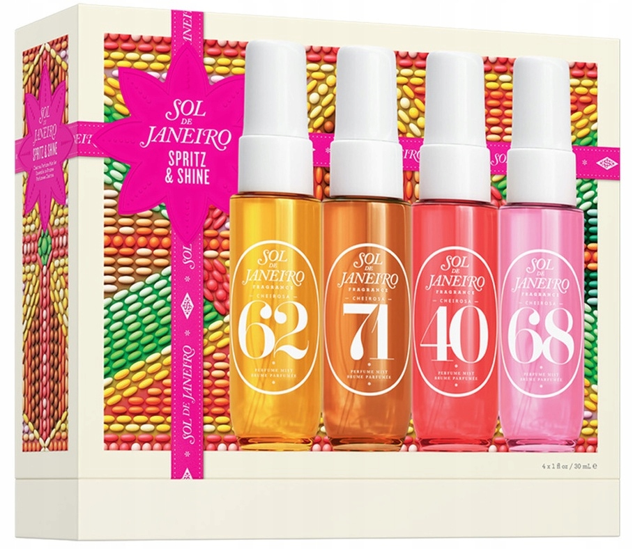 Sol De Janeiro Cheirosa Perfume Mist Set Zestaw Mgielek 4x30ml 40 62 68 71