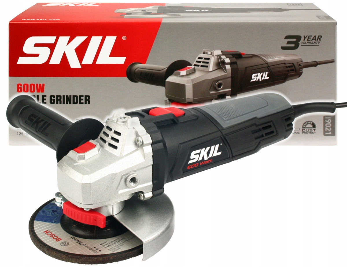 

Szlifierka Kątowa 125mm 600W 9021 Skil