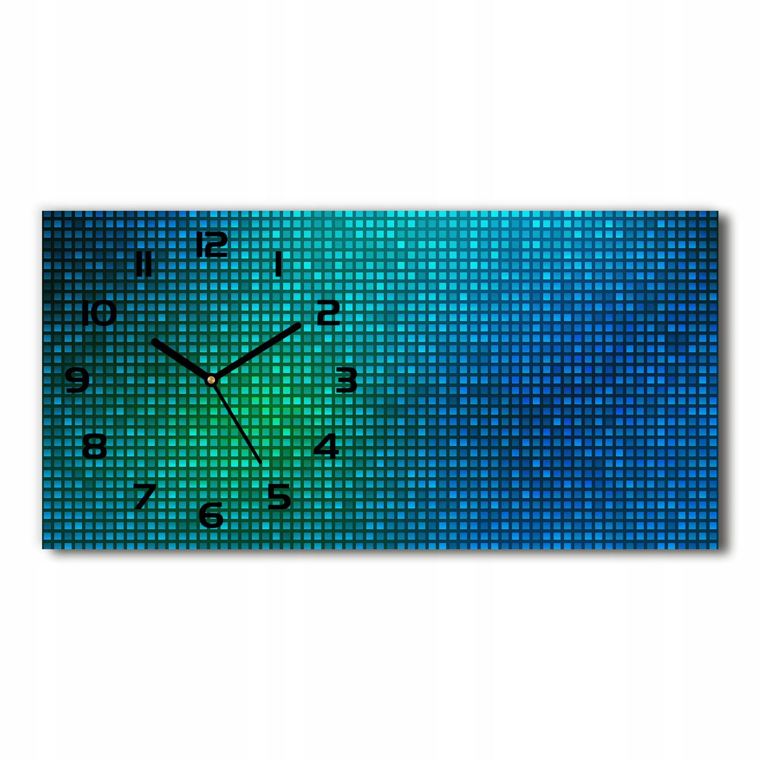 

Zegar ze szkła na ścianę Abstrakcyjne tło 60x30 cm