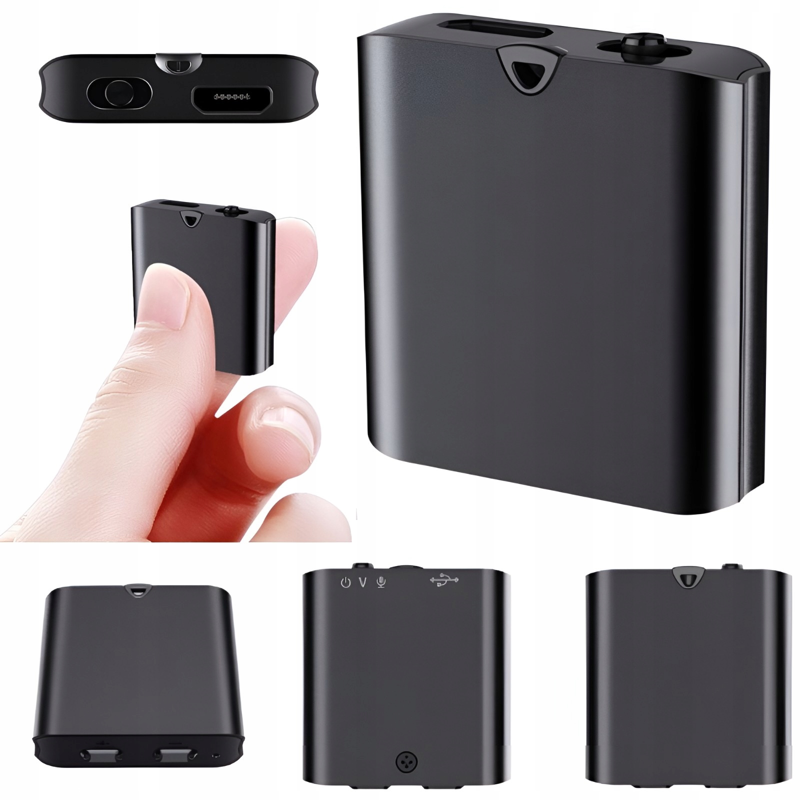 Mini odposlech 3 cm dlouhá doba provozu vestavěná baterie 100 h do auta