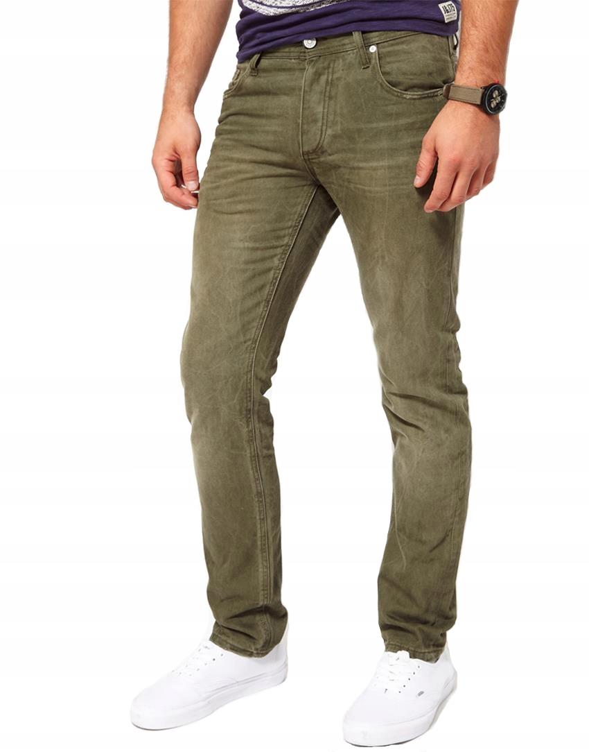 

Jack Jones spodnie Slim Fit oliwkowe męskie 30/32