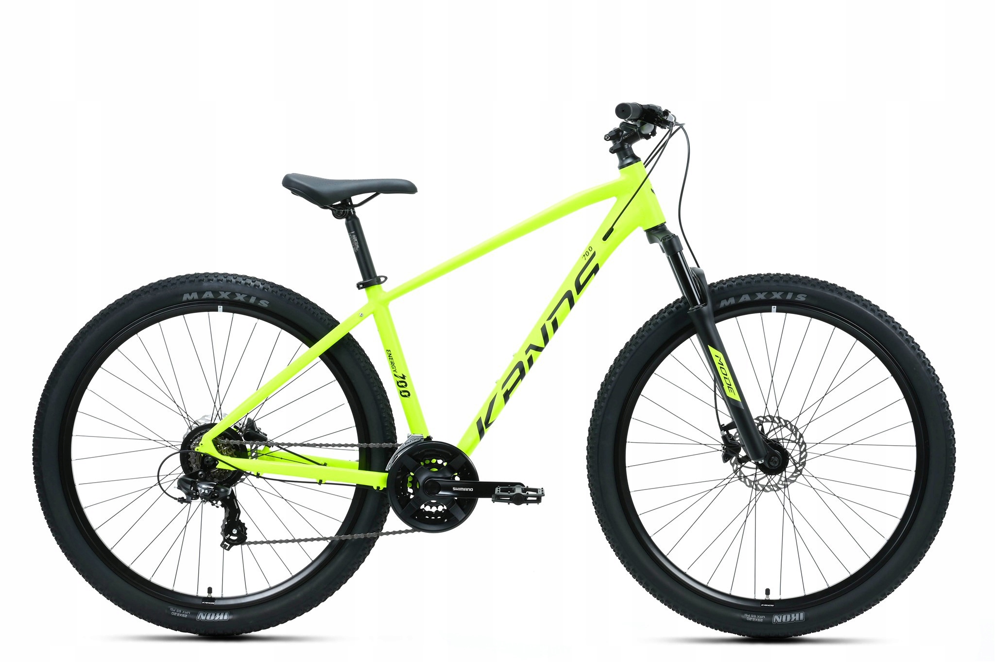 Rower 29 Kands Mtb Energy 700 Tourney 2HT Hydraulika M 21 Zolty Mat