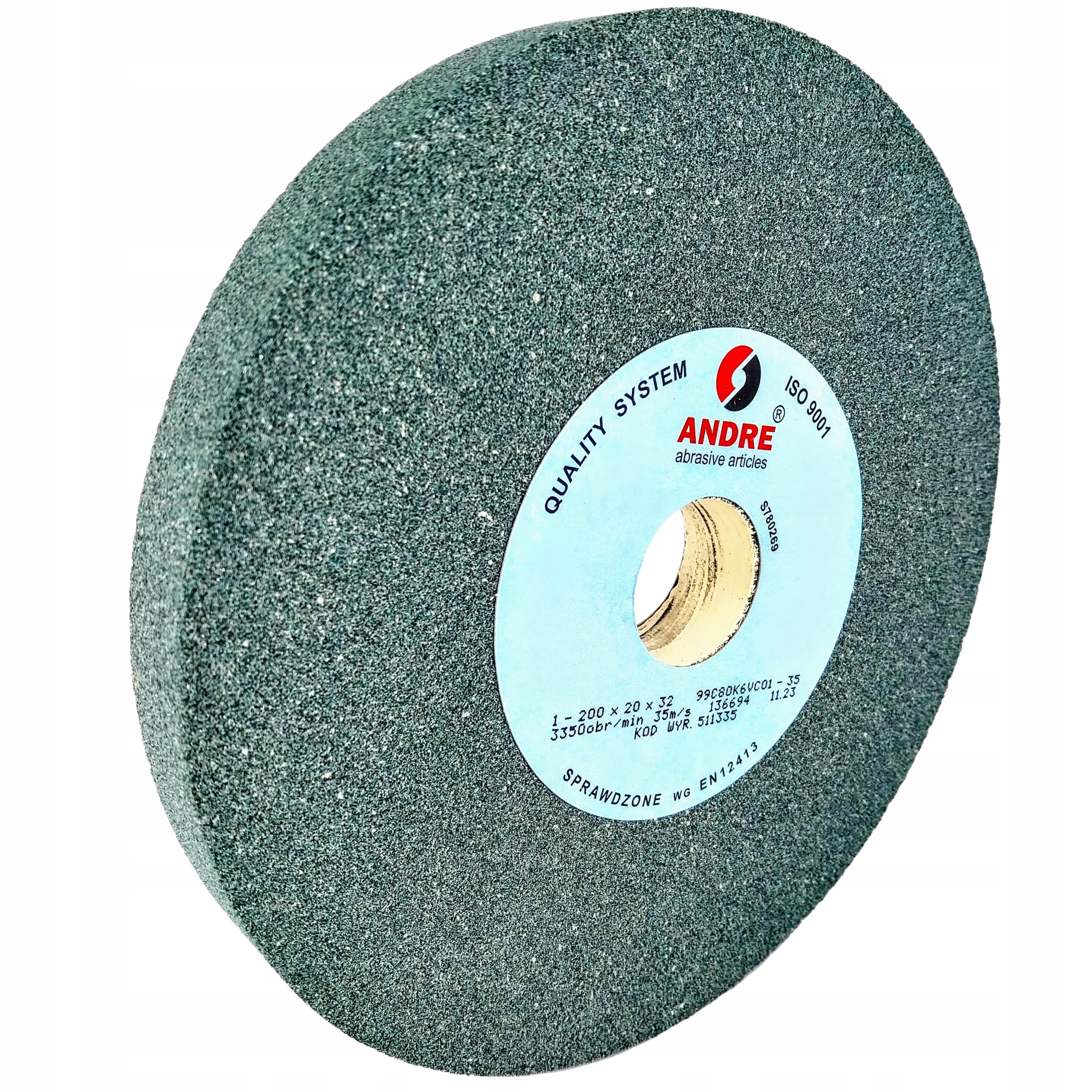 Brusný Kámen Brusný Kotouč 200x20x32 99C 80K pro ostření vidliček