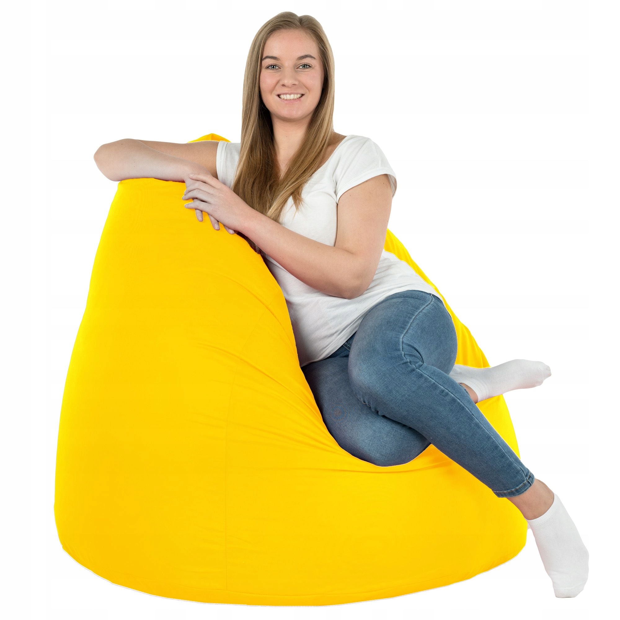 Zahradní vak XXL Citronové křeslo taburet Nylon