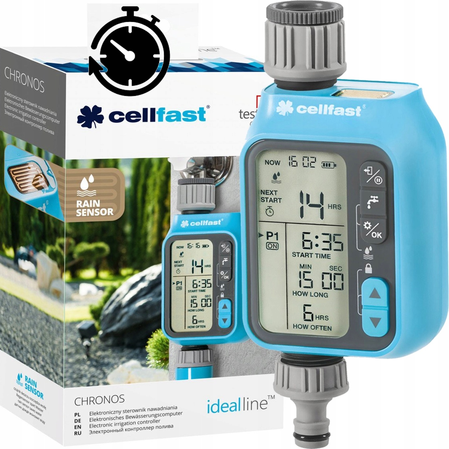 Cellfast Ideal Zavlažovací Časovač Chronos 52-097