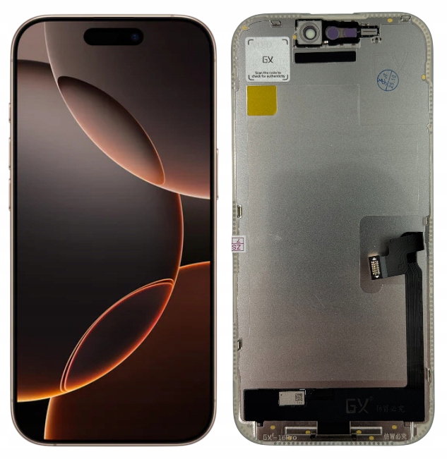 Displej iPhone 16 Pro Oled Hard Premium Dotyk Vyměnitelný Čip IC