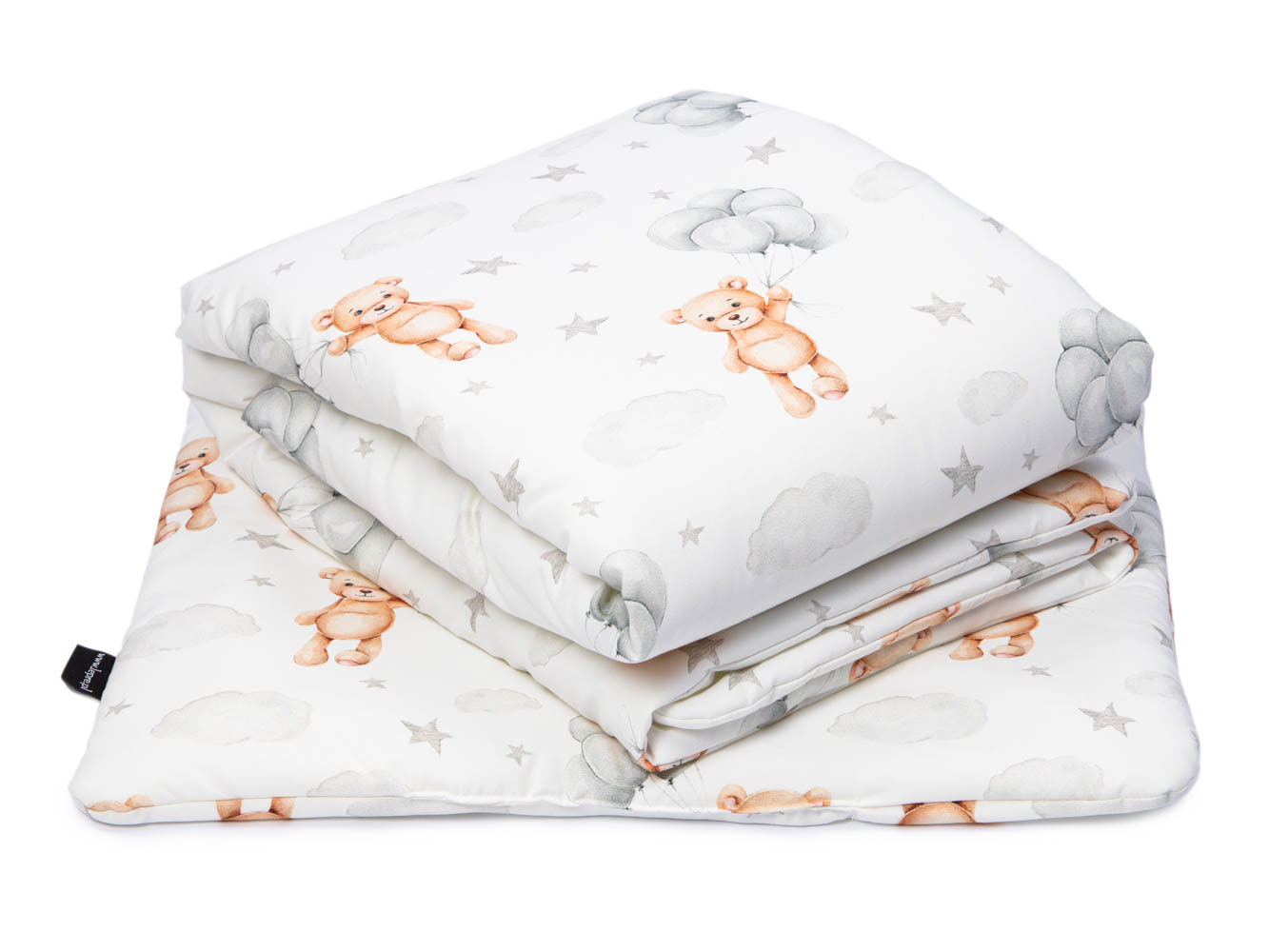 

Pościel na zamek 75x100 bawełna Misie z Balonami