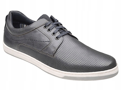 Półbuty Manitu 641270-9 r.44 Sneakersy Skóra