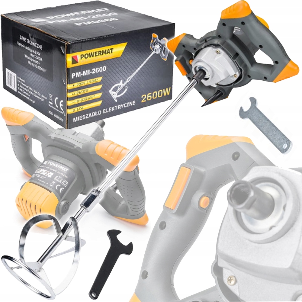 Электрический миксер для раствора 2600 Вт