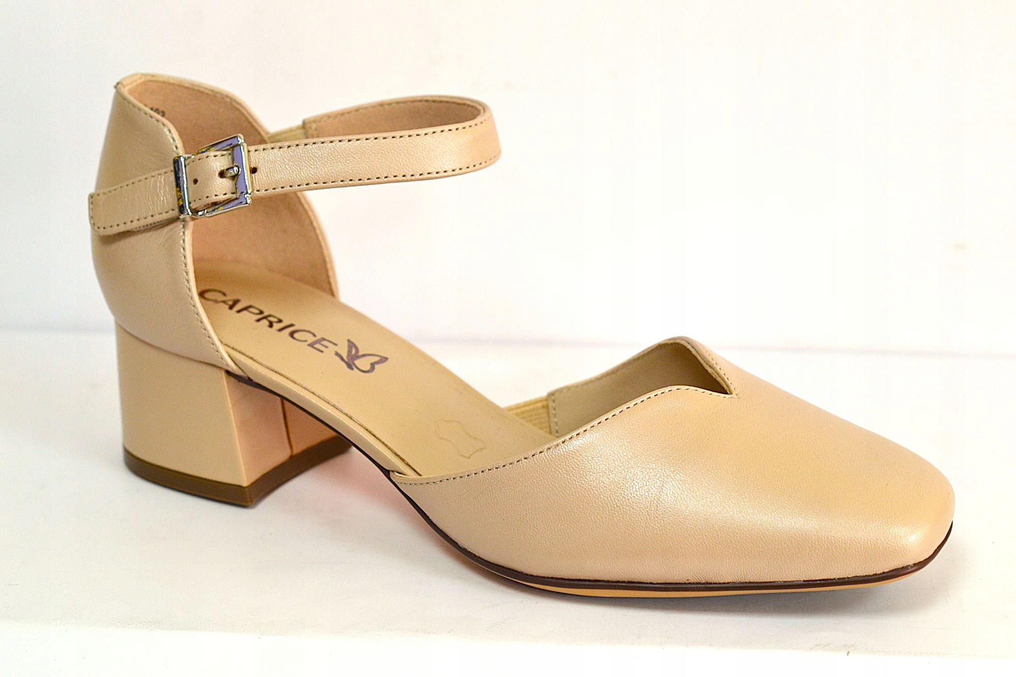 Caprice 22309-44 Béžové Lodičky S Rameníkem Vel. 40