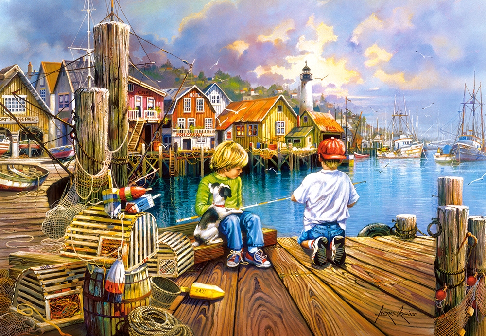 

Puzzle Obraz Doki Port Morze 9+ 1000 El Castor