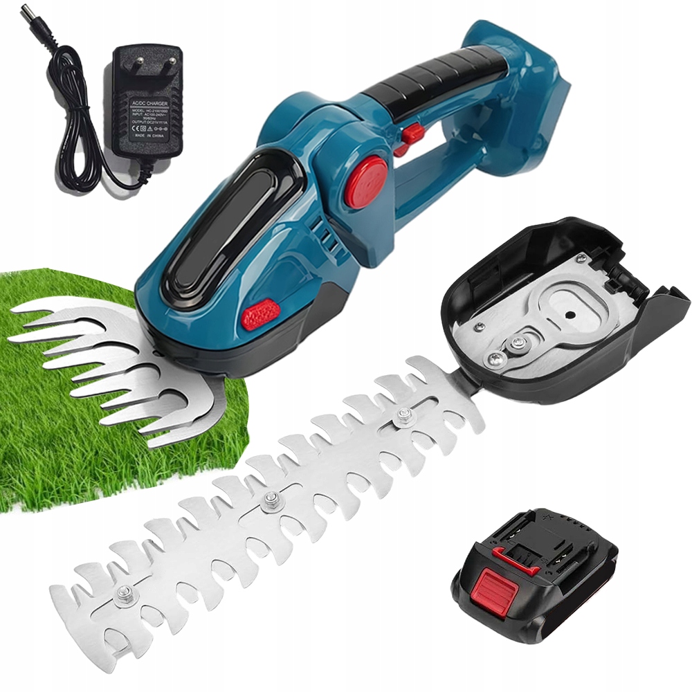 Nůžky Na Stříhání Keřů Větviček Živého Plotu Nůžky 2v1 390W Aku