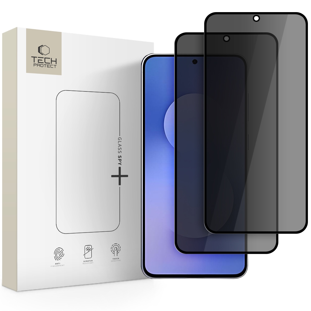 Szkło Prywatyzujące Tech- Protect Glass Spy+ 2- Pack Galaxy S25 Fe Tech-