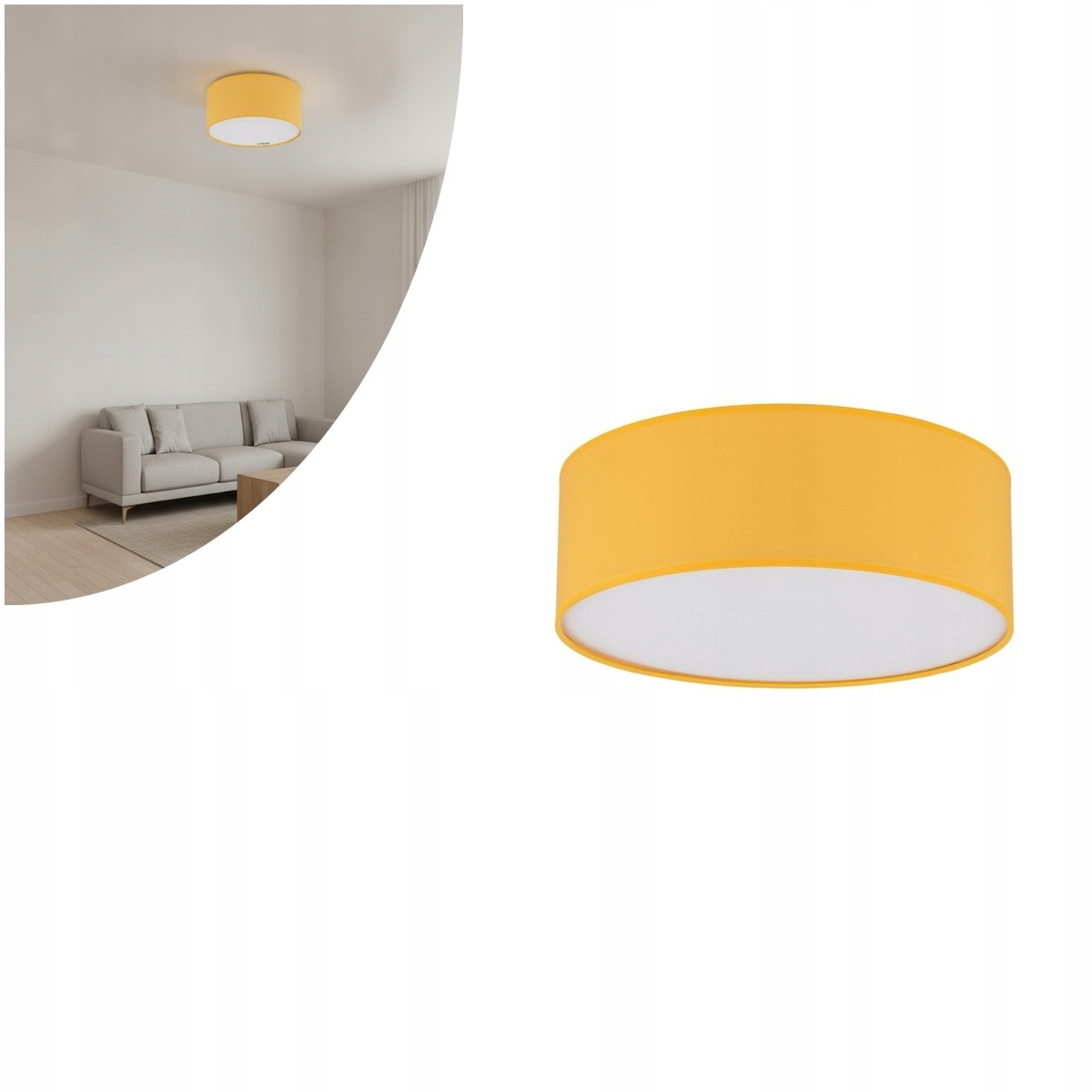 Stropní Svítidlo Nicola Žlutá 10154 Tk Lighting