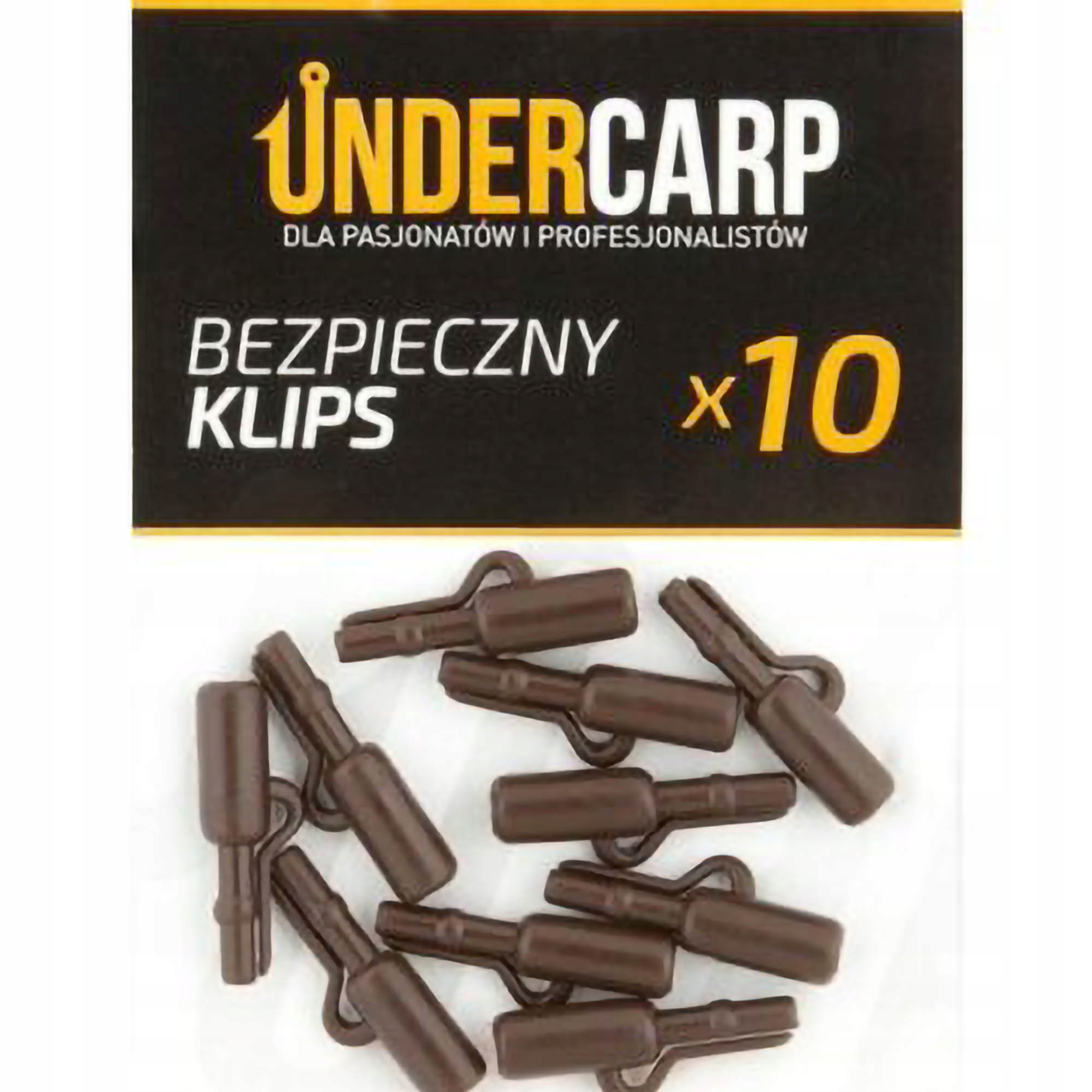 Bezpieczny Klips Undercarp Brązowy
