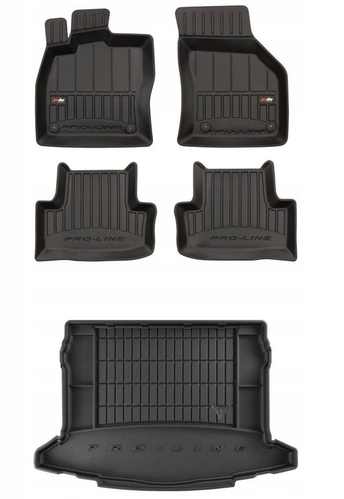 Set 3D gumové rohože Škoda Karoq od 2017- d zw