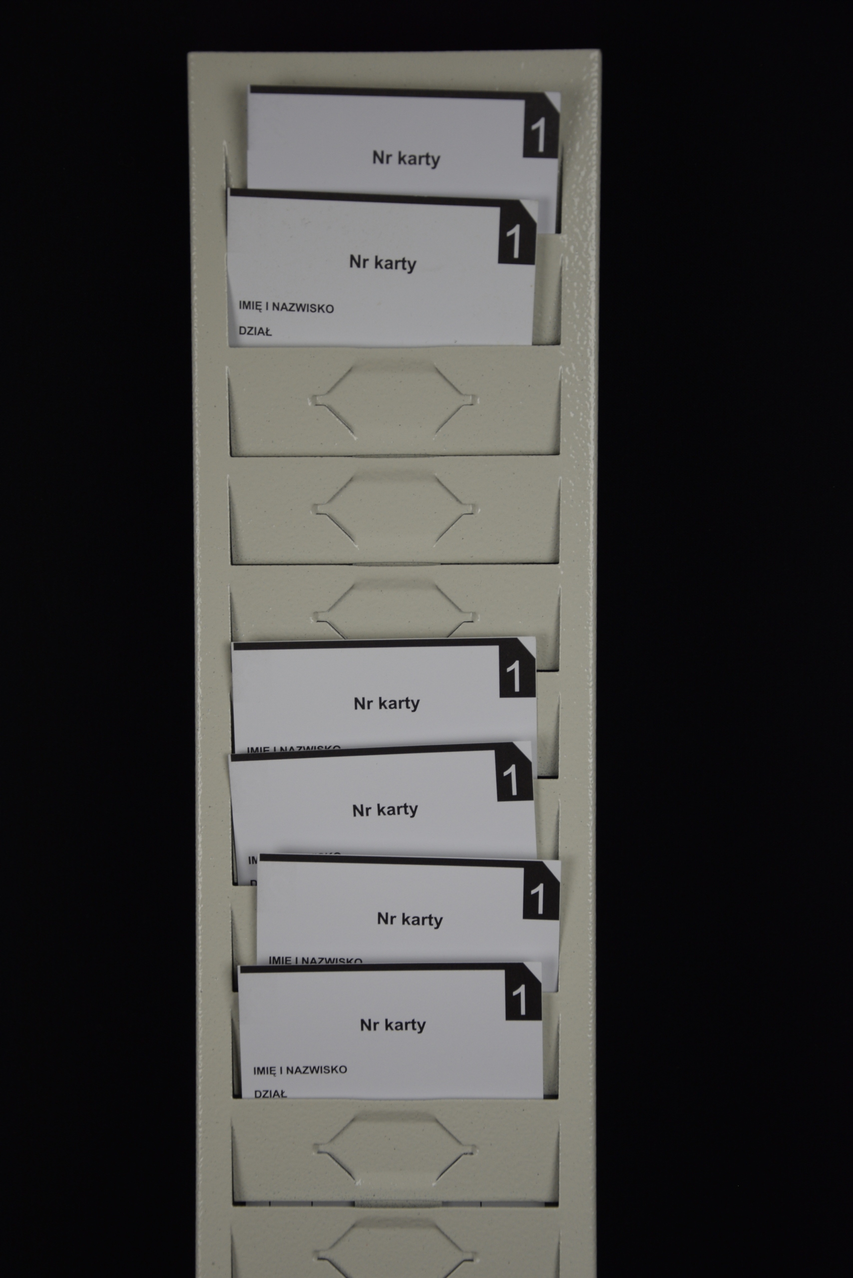 Tablica na karty papierowe, karty pracy RCP Kod producenta karty chipowe