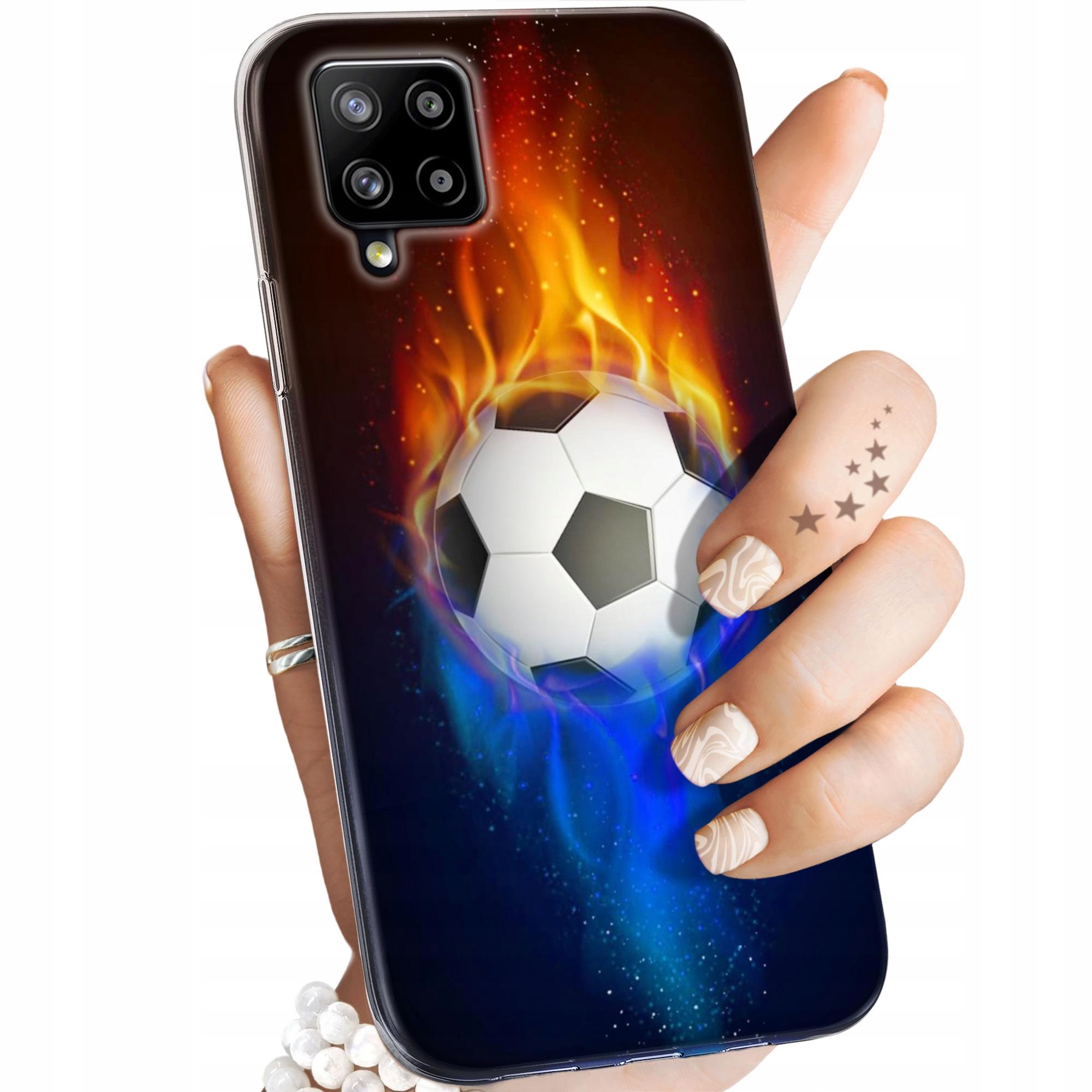 Etui Do Samsung A42 5G Sport Piłkarskie Piłka Nożna Obudowa Pokrowiec