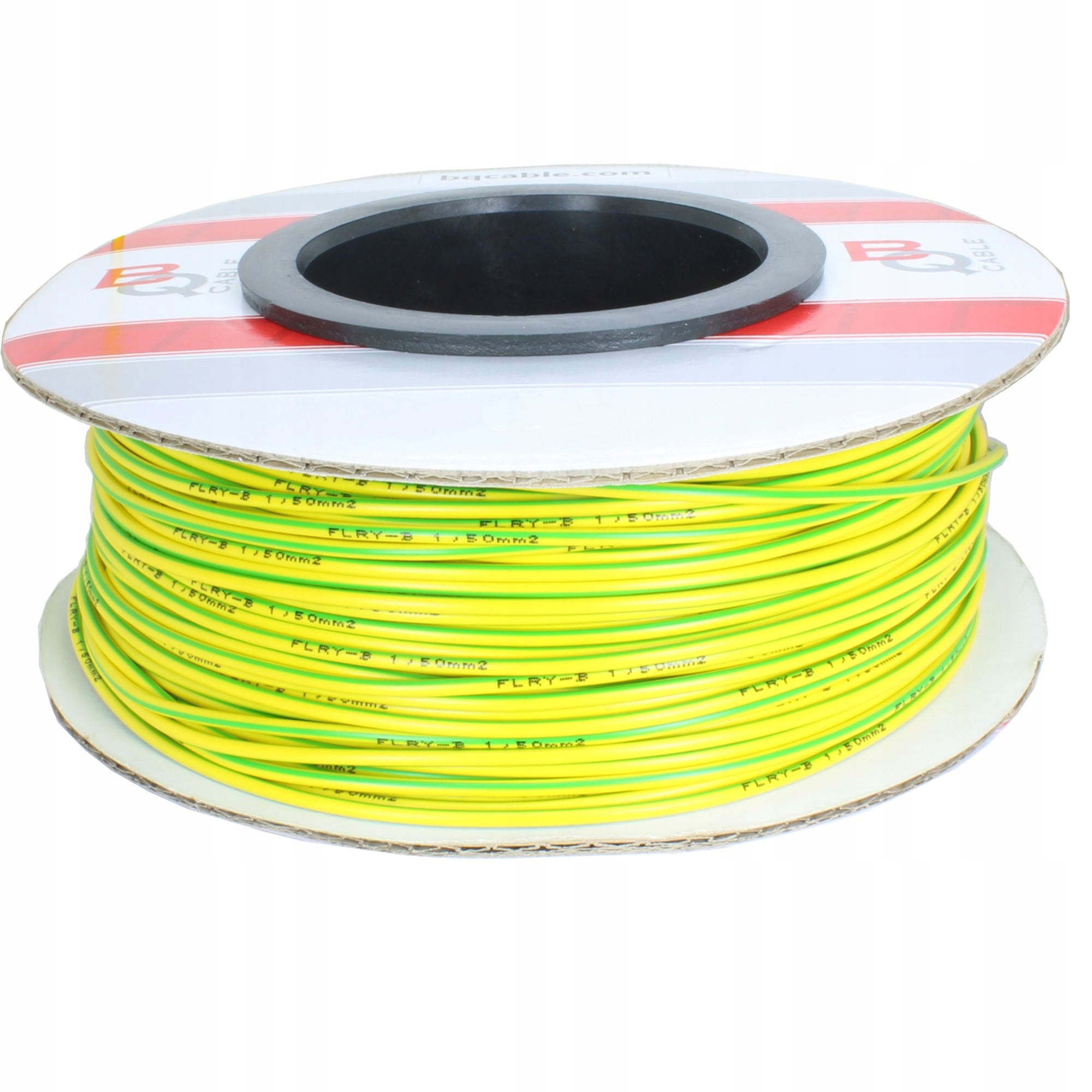 Kábel Flry-b 1,5 mm² žlto-zelený 100 m
