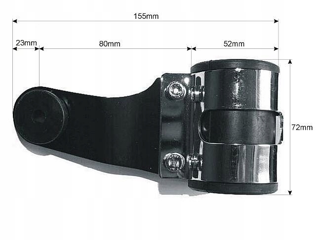 MOTOLP-001 - УНИВЕРСАЛЬНЫЕ ДЕРЖАТЕЛИ ФАР ПЕРЕДНЕЙ ЛАМПЫ