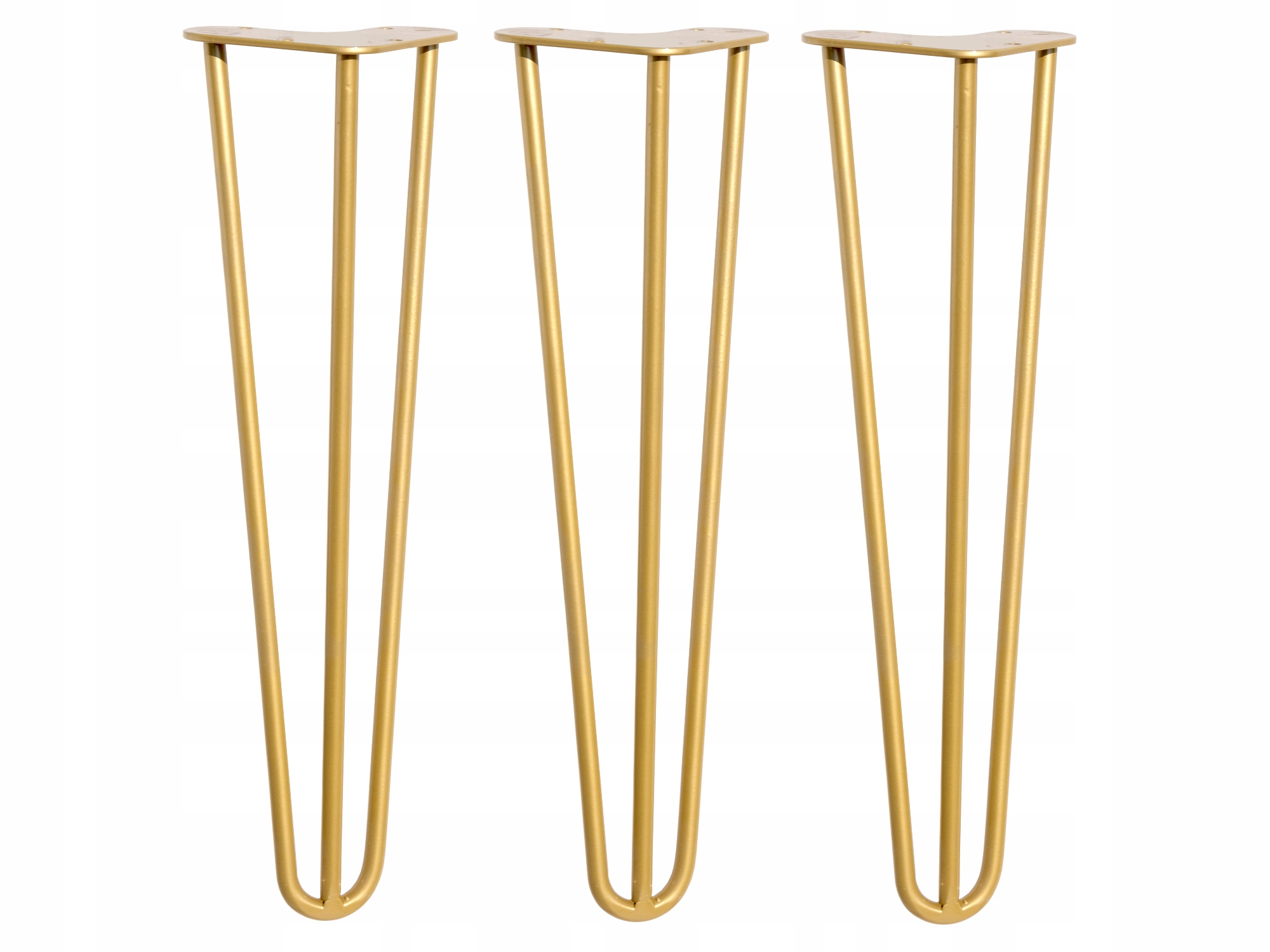 

Nogi Metalowe Hairpin Legs 31cm złote 3 sztuki