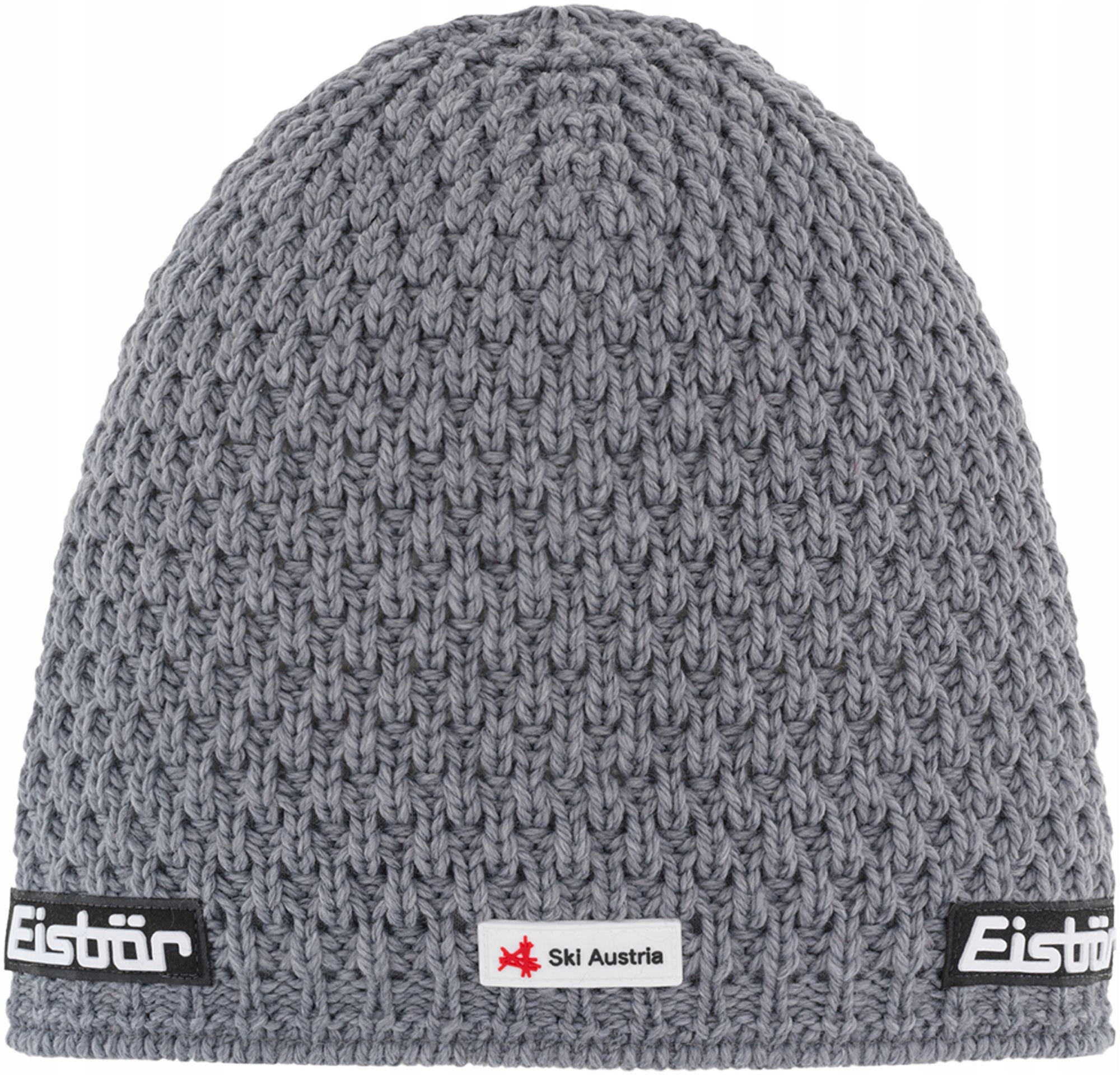 Czapka narciarska z wełną Merino Eisbar Trail Os Mü Ska 006 szary