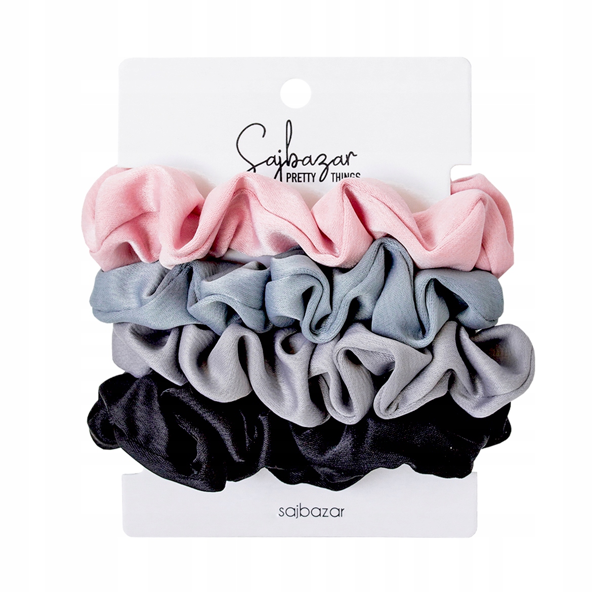

Gumka zestaw do włosów frotka scrunchies 4 sztuki