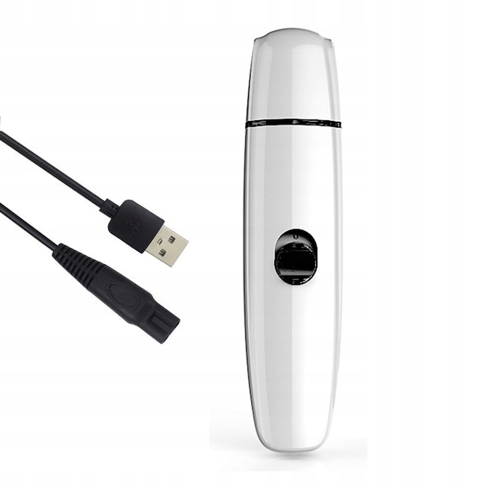 Nagų žnyplės šunims ir katėms – su dilde, su saugos ribotuvu, USB įkraunamas, 8cm